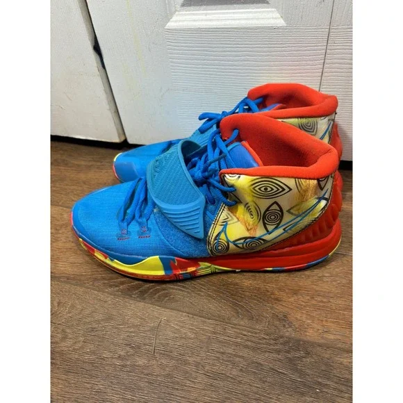 Nike‎ Kyrie 6 TB Green Yellow Blue Orange Basketball Shoes Men US 12